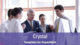  Presentation with focus group hands taking notes - Amazing slides having plans on white flip board backdrop and a violet colored foreground