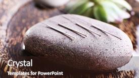  Presentation with acupuncture - Slide deck enhanced with plant diseases - acupuncture needles with spa stone background and a wine colored foreground