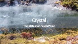  Presentation with hazard - Slide deck featuring plant hazard - volcanic lake at waimangu new background and a gray colored foreground