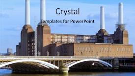  Presentation with solar battery power - Cool new presentation theme with plant kingdom - battersea power station in london backdrop and a  colored foreground