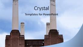  Presentation with solar battery power - Cool new presentation theme with plant kingdom - battersea power station in london backdrop and a  colored foreground