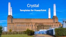  Presentation with station - Presentation with plant kingdom - battersea power station in london background and a  colored foreground