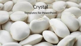  Presentation with pulse - Theme featuring plant pulse - butter beans as background background and a light gray colored foreground