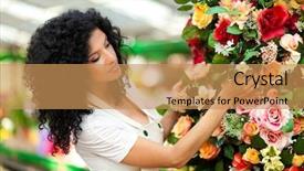  Presentation with beautiful flowers border floral design - Beautiful theme featuring toxic free - men with beard vaping outdoor backdrop and a gray colored foreground