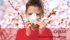  Presentation with plant tissue - Cool new slides with plant virus - seasonal allergy little boy backdrop and a  colored foreground