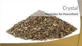  Presentation with eye medicine - Slides enhanced with plantain-herb-leaf-used background and a white colored foreground