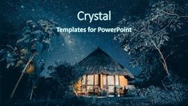  Presentation with fairy tale - Theme with plants fairy-tale background magnificent background and a ocean colored foreground