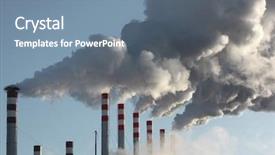  Presentation with tubes - Theme featuring plant's tubes with smoke background and a seafoam green colored foreground