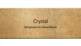  Presentation with brushed metal plate reflected - Amazing PPT theme having plaque - brass metal plate isolated backdrop and a coral colored foreground