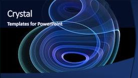  Presentation with fluid dynamics - PPT layouts enhanced with plasma fluids background and a navy blue colored foreground