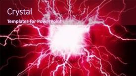  Presentation with plasma - Slide set consisting of plasma-pure-energy-and-power background and a violet colored foreground