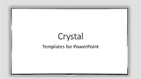  Presentation with ankle monitor - PPT theme featuring tft - monitor isolated on white background and a white colored foreground