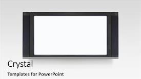  Presentation with plasma - Colorful slides enhanced with plasma television backdrop and a white colored foreground