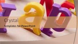  Presentation with alphabet - 