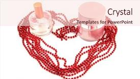  Presentation with lotion - Colorful PPT layouts enhanced with plastic and glass tubes backdrop and a lemonade colored foreground