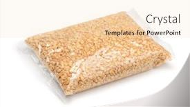  Presentation with plastic bag - Slide deck featuring plastic-bag-of-dried-yellow background and a lemonade colored foreground