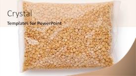  Presentation with plastic bag - Slide set consisting of plastic-bag-of-dry-yellow background and a lemonade colored foreground