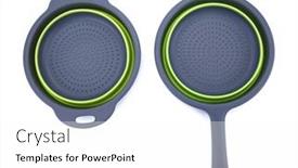  Presentation with tub - Theme consisting of plastic-basket-with-tub background and a white colored foreground