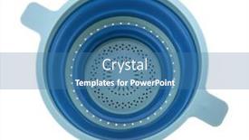  Presentation with tub - Presentation design having plastic-basket-with-tub background and a teal colored foreground