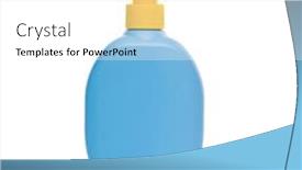  Presentation with plastic bottle - Amazing PPT layouts having plastic-bottle-for-liquid-soap backdrop and a white colored foreground