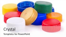  Presentation with plastic bottle - Amazing presentation theme having vegetarian tortillas taco wrap with red onion sweet cherry tomatoes carrots ruby red chard rocket and feta chees drizzled with olive oil backdrop and a tawny brown colored foreground