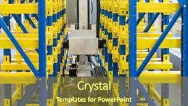  Presentation with cells - Cool new PPT theme with plastic boxes in the cells backdrop and a tawny brown colored foreground