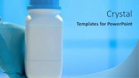  Presentation with food additives - Presentation theme having plastic-container-for-storing-chemicals background and a light blue colored foreground