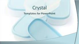  Presentation with plastic container - Cool new PPT layouts with plastic container backdrop and a sky blue colored foreground