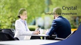  Presentation with successful - Audience pleasing PPT layouts consisting of plastic cup in business dress backdrop and a yellow colored foreground