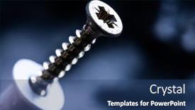  Presentation with plastic - PPT layouts enhanced with plastic-dowel-for-curly-screwdriver background and a ocean colored foreground