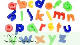  Presentation with white letters - Presentation design having beautiful medieval village of bonnieux background and a gray colored foreground