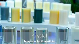  Presentation with plastic packaging - Theme enhanced with plastic-film-wrapping-machine background and a teal colored foreground