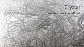  Presentation with plastic packaging - Theme featuring plastic-foam-packaging-filler-material background and a light gray colored foreground