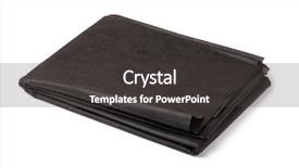  Presentation with mulch - Presentation theme enhanced with plastic mulch - agriculture non woven fabric isolated background and a dark gray colored foreground