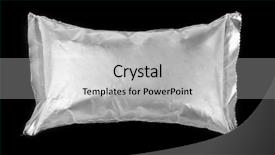  Presentation with plastic container - Colorful presentation enhanced with plastic packaging - blank container isolated on black backdrop and a light gray colored foreground