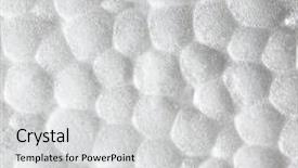  Presentation with shock absorber - Beautiful presentation theme featuring shock absorber - high magnification styrofoam foam texture backdrop and a light gray colored foreground