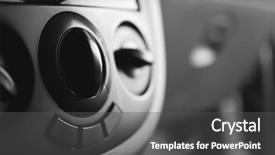  Presentation with conditioner - Amazing theme having plastic road - car air conditioner closeup backdrop and a dark gray colored foreground