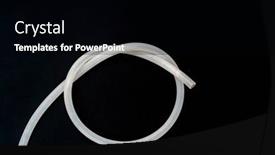  Presentation with plastic - Cool new slide set with plastic-silicone-hose-for-use backdrop and a black colored foreground