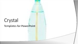  Presentation with spray - Slide deck with plastic spray on a white background close up background and a white colored foreground