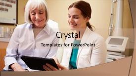  Presentation with cosmetic dan kecantikan - Presentation theme consisting of plastic surgeons - cosmetic surgeon discussing proceedure background and a coral colored foreground