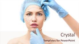  Presentation with trauma and plastic surgery - Beautiful PPT layouts featuring plastic surgery concept doctor drawing backdrop and a lemonade colored foreground