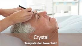  Presentation with trauma and plastic surgery - Amazing slides having plastic surgery concept hands marking backdrop and a violet colored foreground