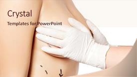  Presentation with trauma and plastic surgery - Audience pleasing presentation design consisting of  backdrop and a  colored foreground