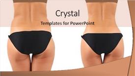  Presentation with slim body - Amazing PPT theme having plastic surgery liposuction slim body concept backdrop and a coral colored foreground