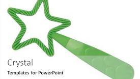  Presentation with stick kids - PPT theme with plastic-wand-tool-soap-bubble background and a white colored foreground