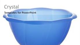  Presentation with wash - Slides featuring plastic wash bowl on a white background background and a white colored foreground