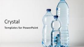  Presentation with plastic bottle - Amazing presentation having plastic water bottle backdrop and a white colored foreground