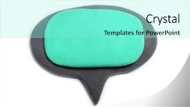  Presentation with grey plastics - Slide deck having plasticine background plasticine banner dialog background and a  colored foreground