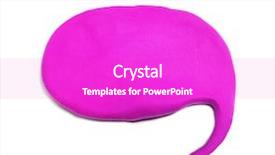  Presentation with pink peones - Cool new slides with plasticine background plasticine banner dialog backdrop and a purple colored foreground