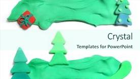  Presentation with new year - Amazing slide deck having plasticine background plasticine banner dialog backdrop and a  colored foreground